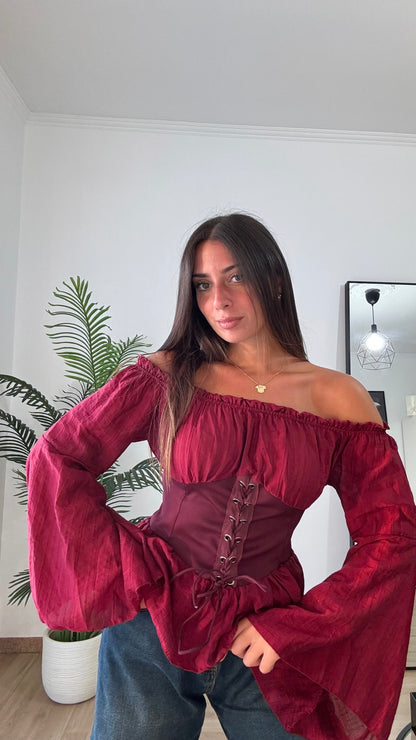 CAMICIA “BUSTIER”