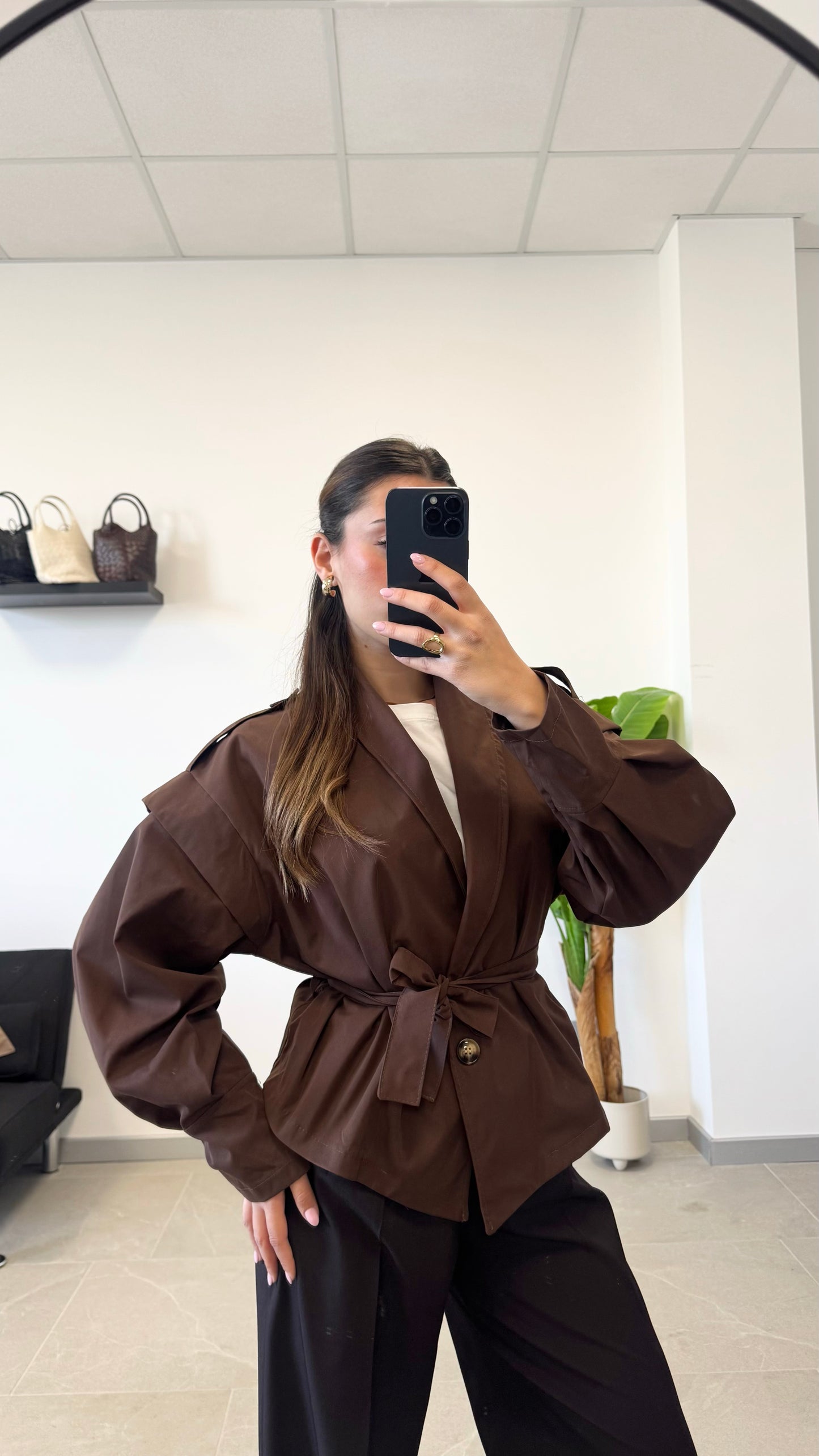 TRENCH IN COTONE “MICHELA”