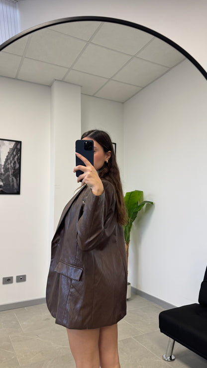 BLAZER EFFETTO “PELLE”