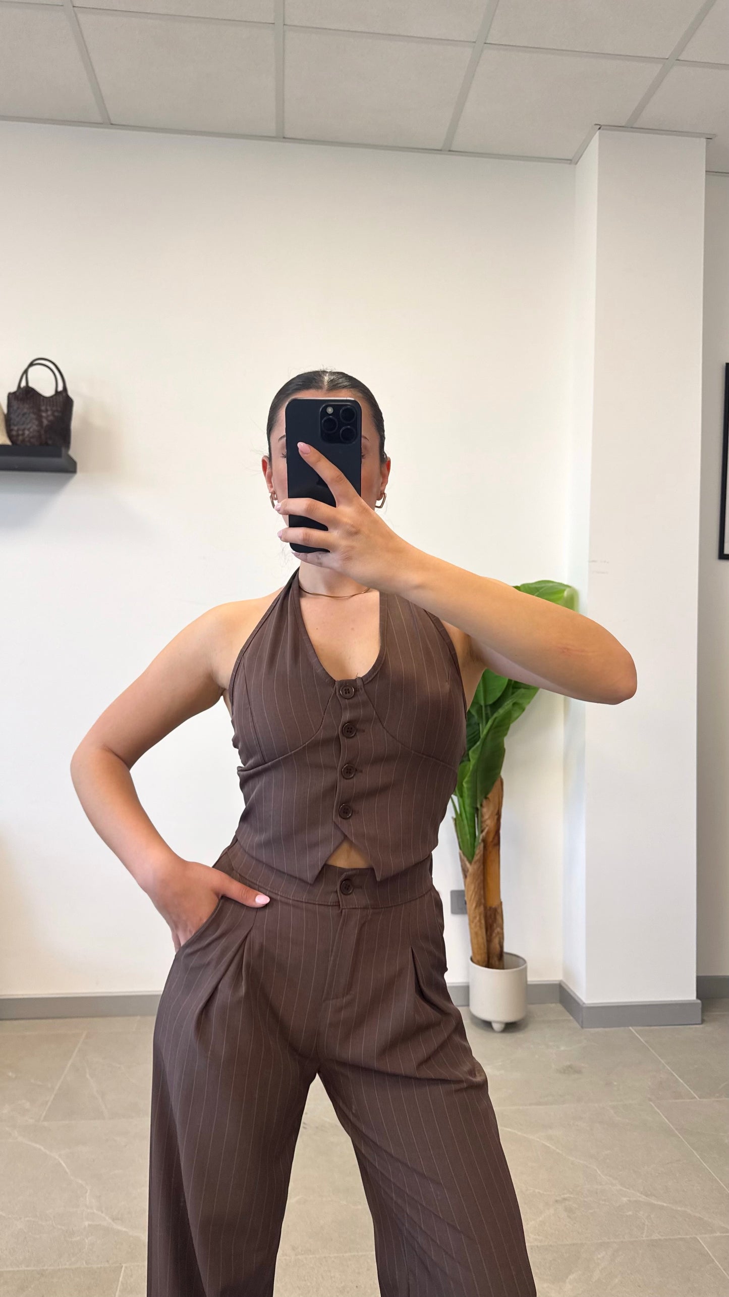 COORD GILET “GESSATO”