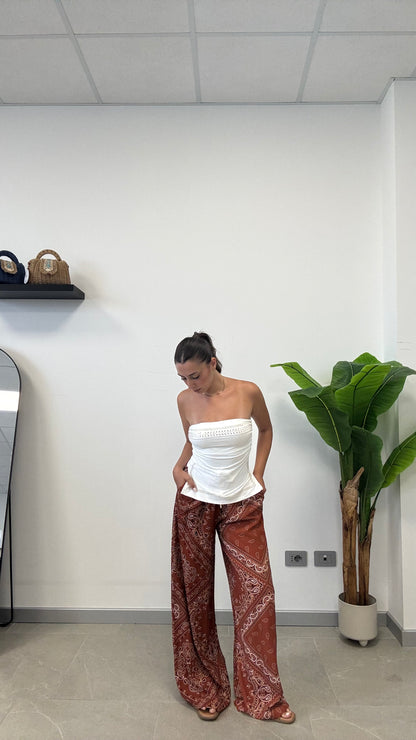 PANT IN VISCOSA “BANDANA”