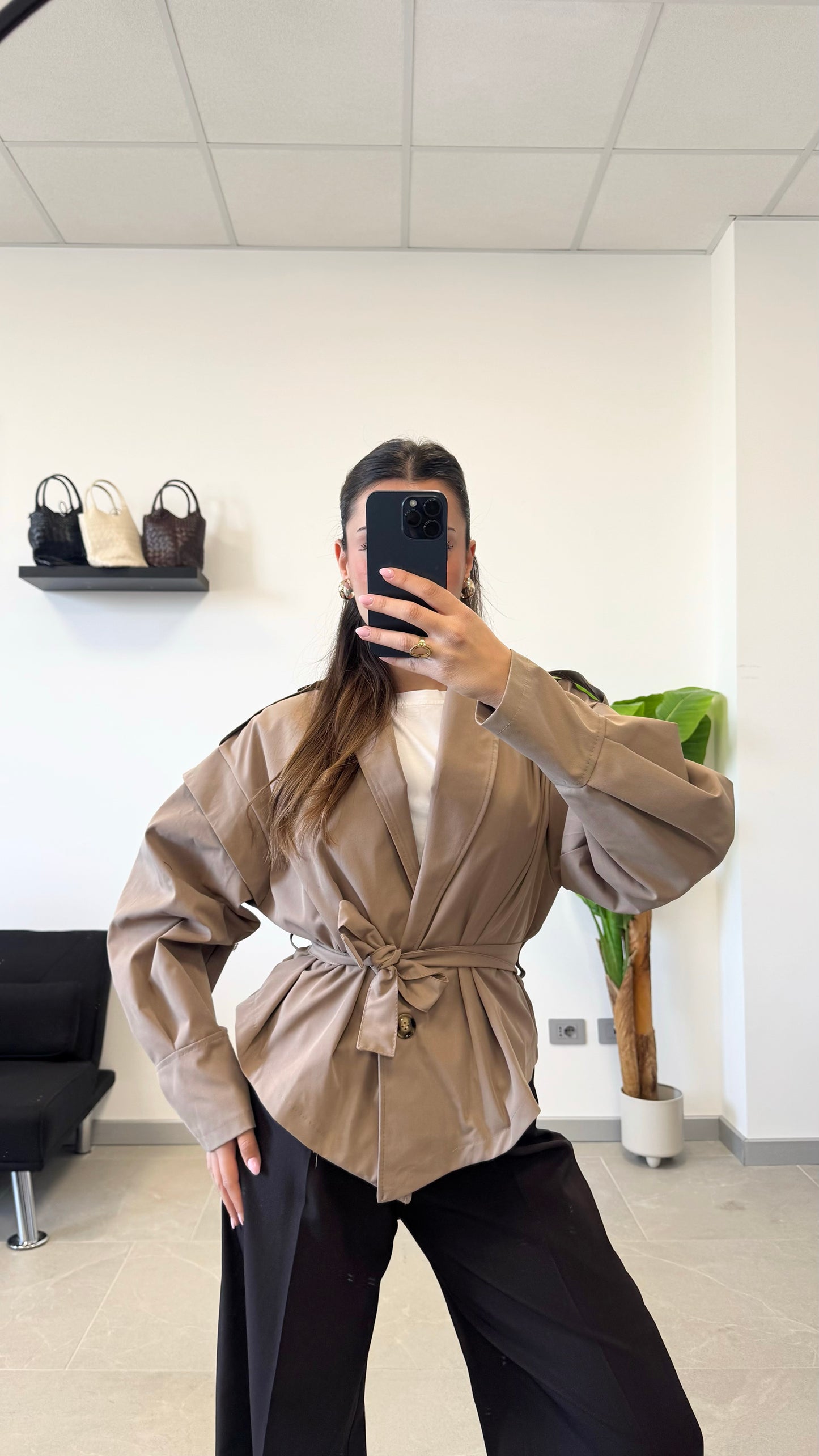 TRENCH IN COTONE “MICHELA”