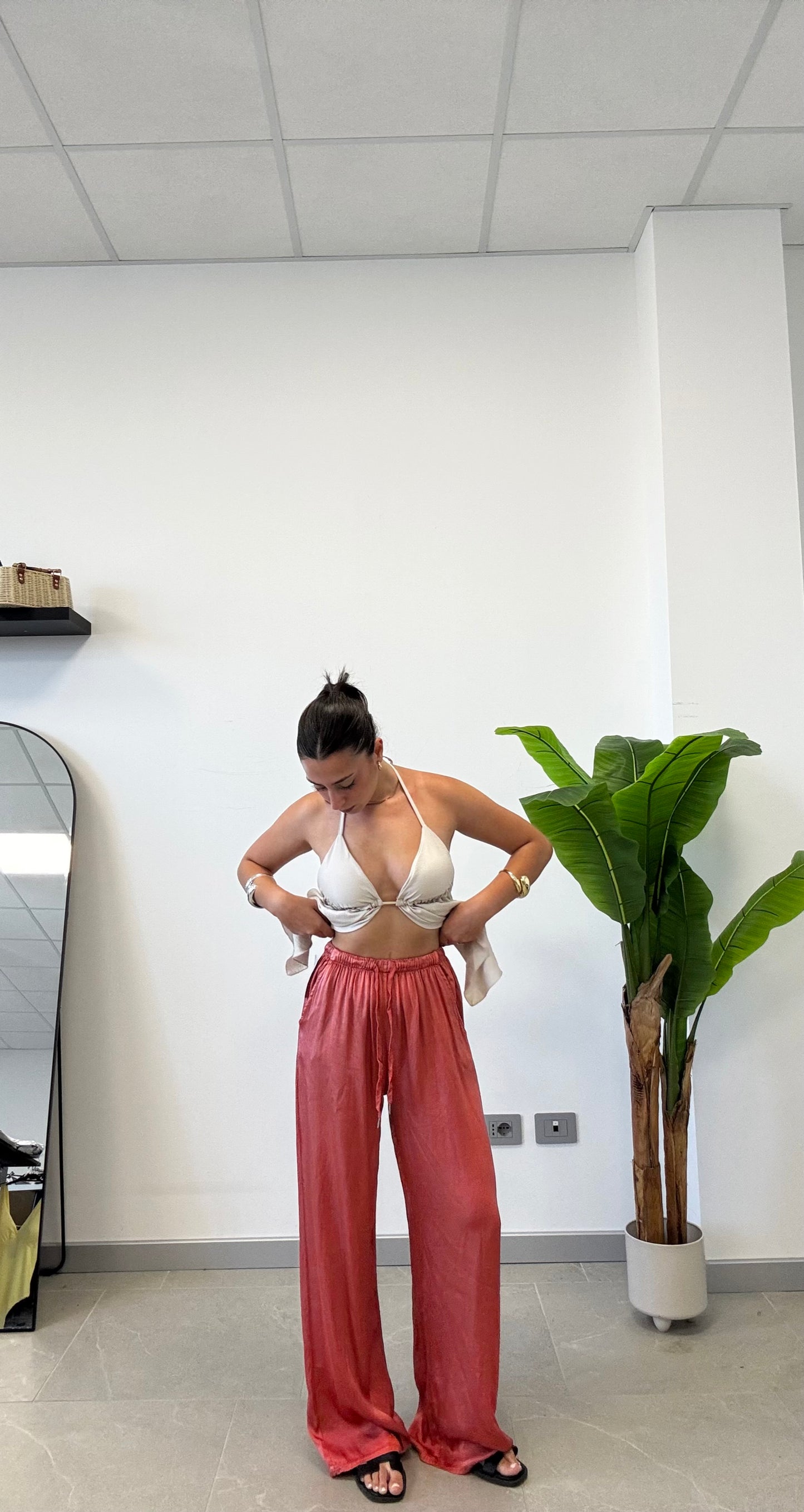 PANT SYLVIE “SATIN”