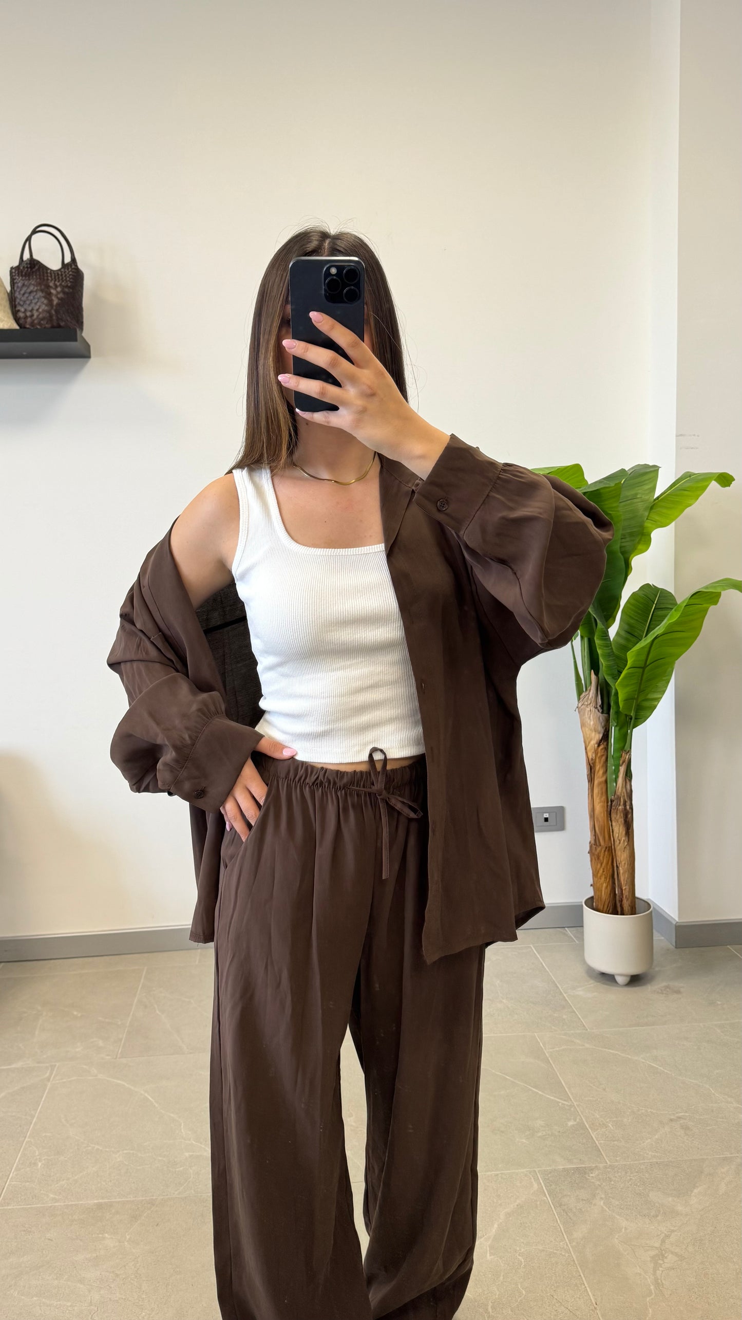 COORD SET IN VISCOSA “SELE”