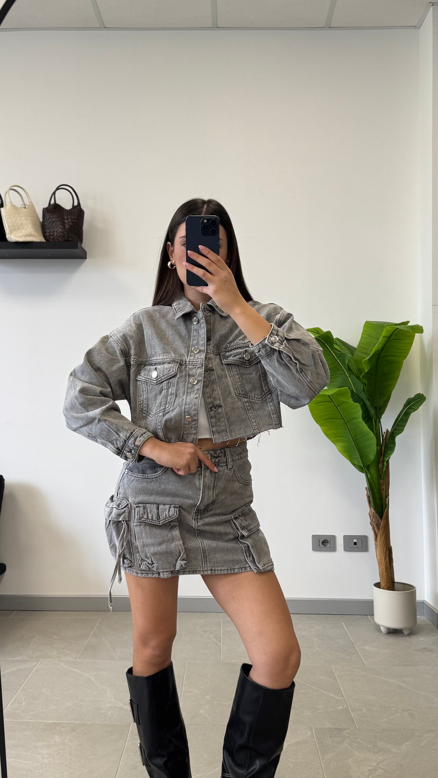 GONNA CARGO JEANS “GREY”
