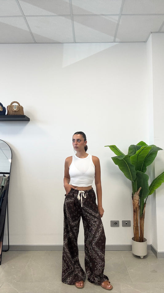 PANT IN VISCOSA “BANDANA”