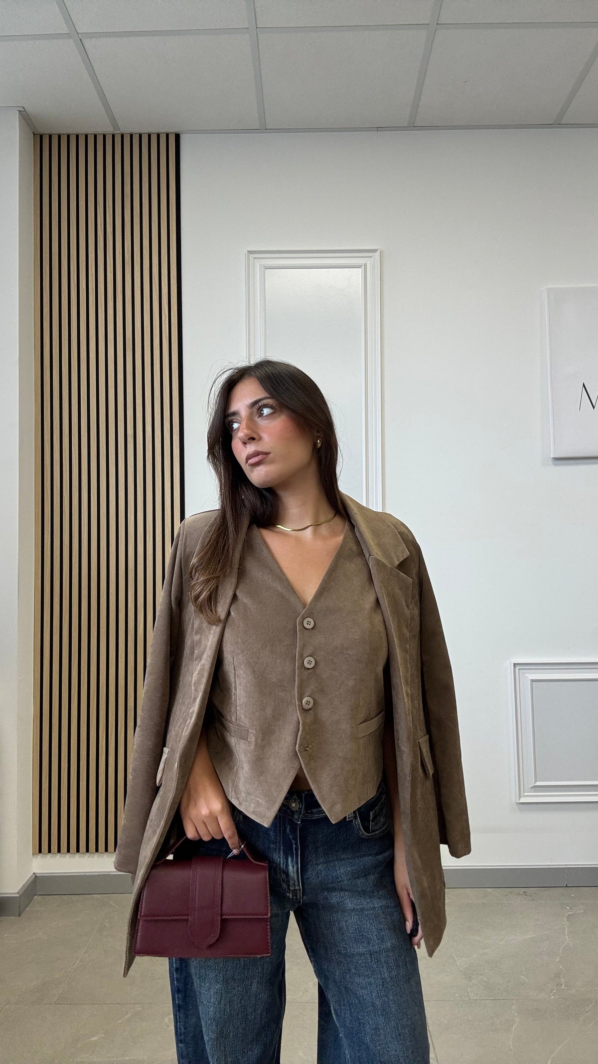 BLAZER in vellutino “MIRANDA”