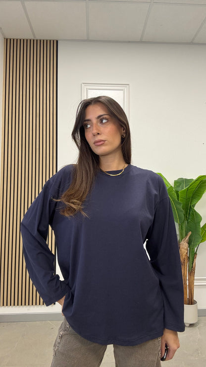 LONG SLEEVE 100% cotone