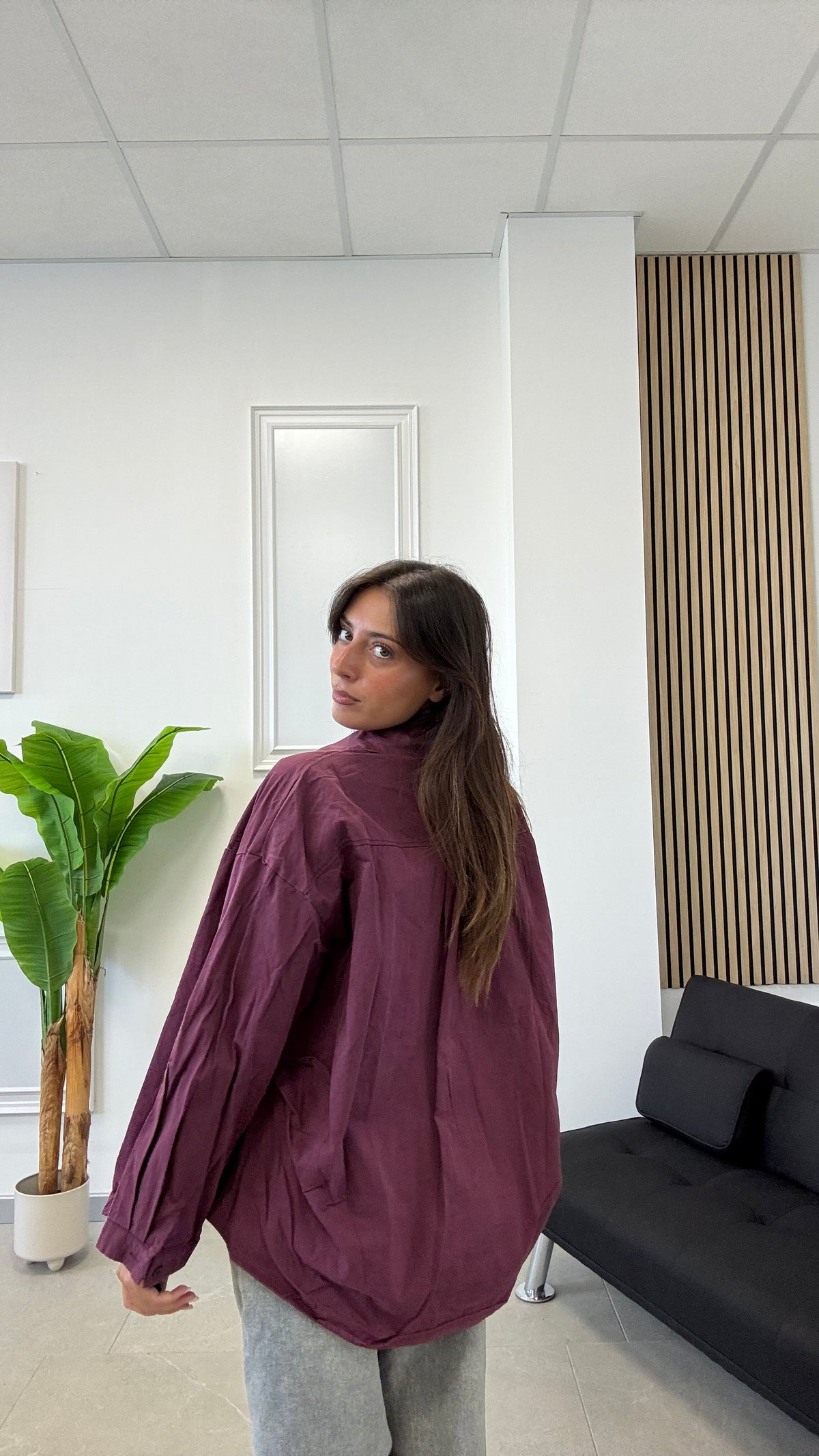 CAMICIA OVER SIZE in “JEANS”