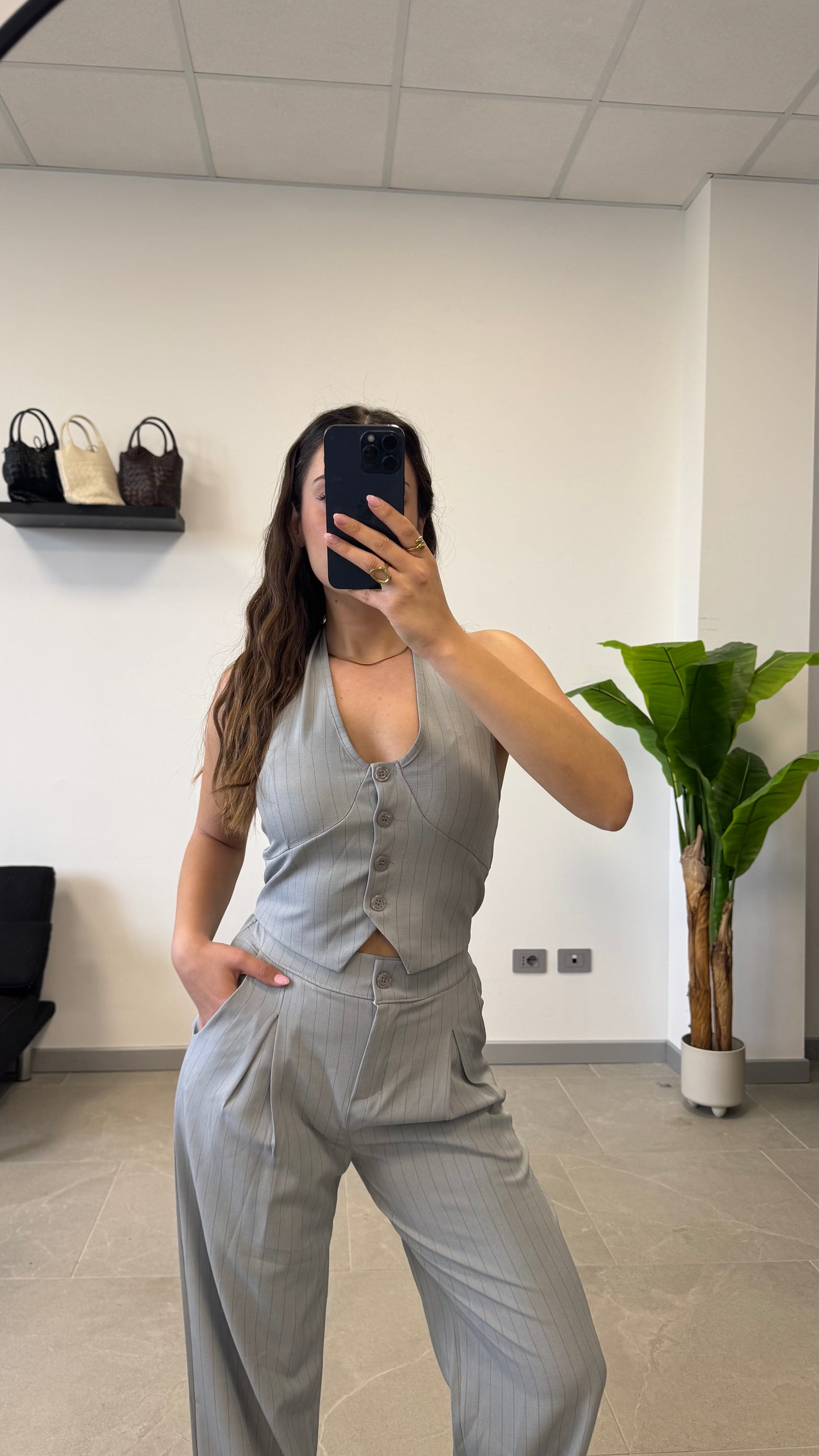 COORD GILET “GESSATO”