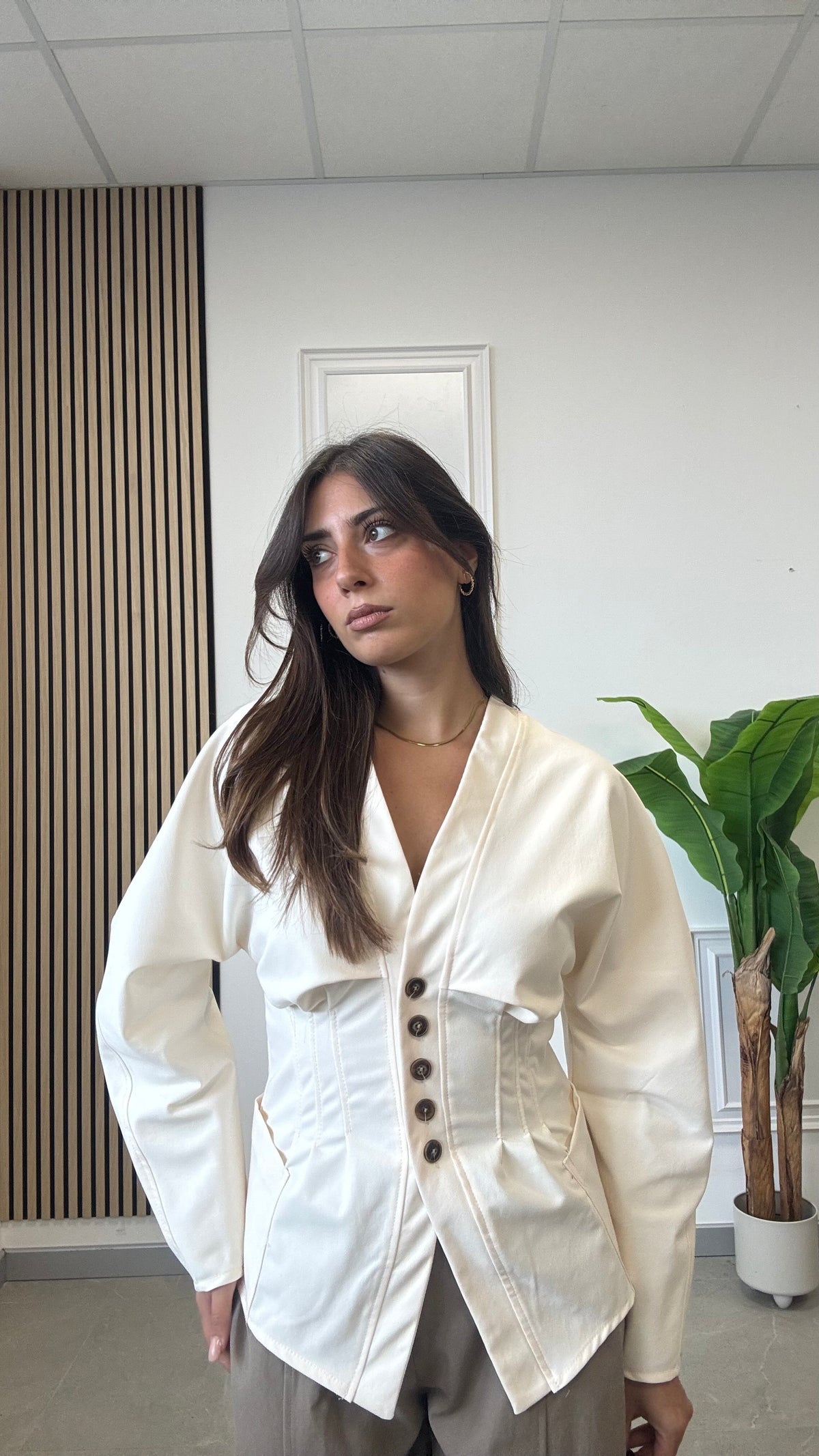 CAMICIA bustier “BUTTON”
