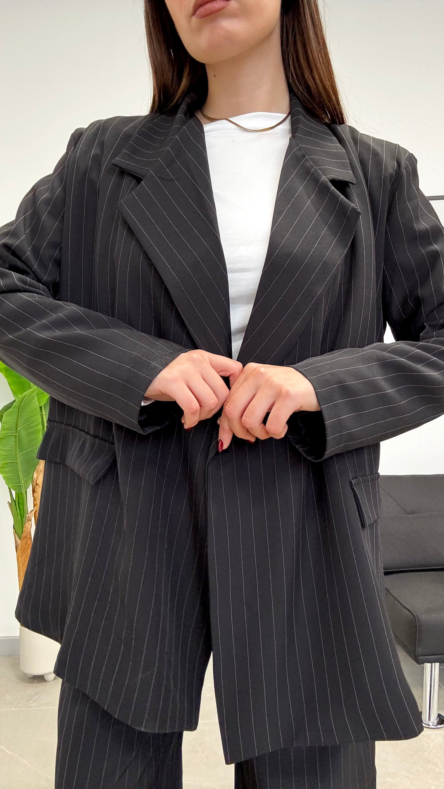 BLAZER OVER SIZE “GESSATO”