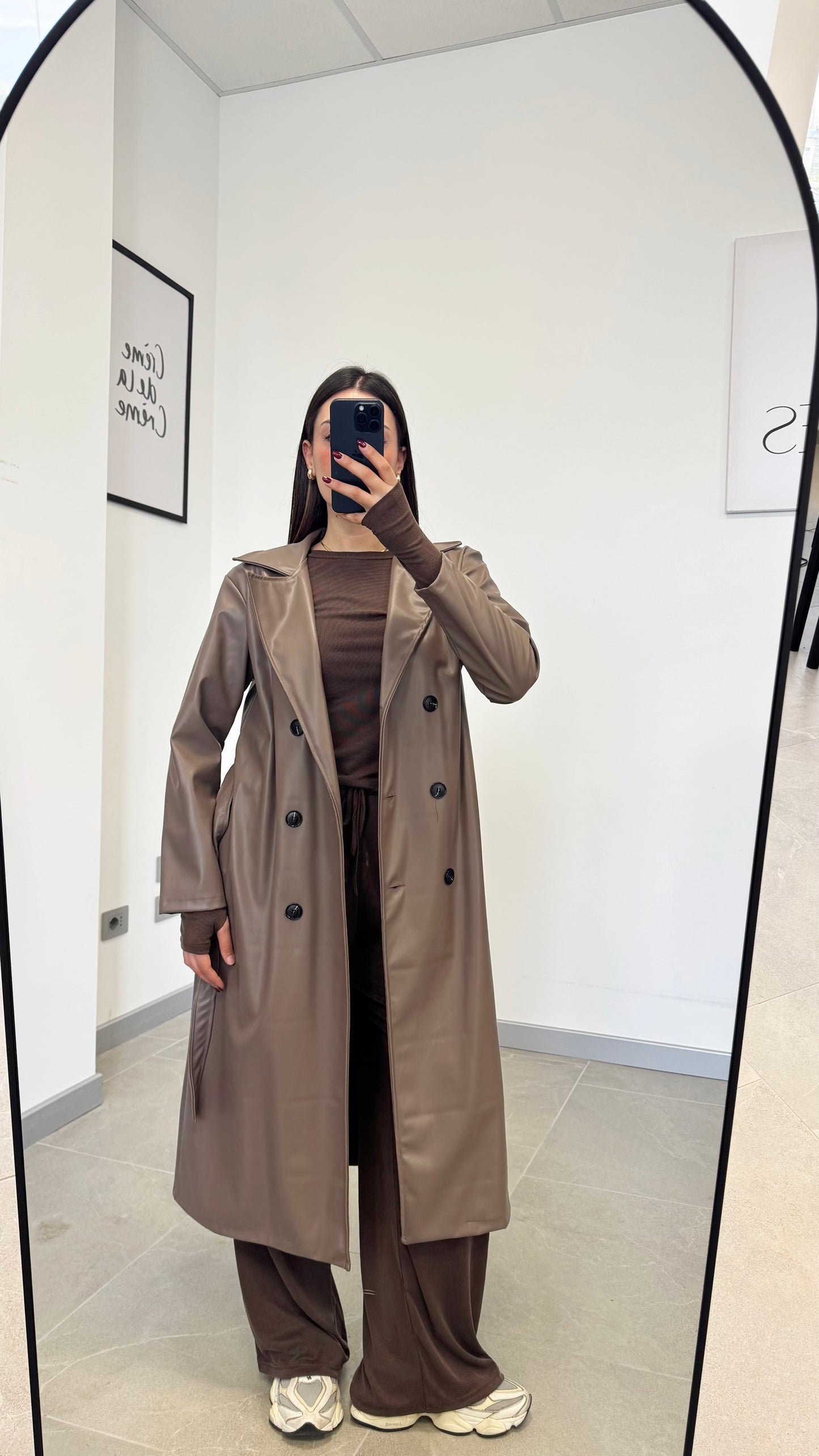 TRENCH ECOPELLE LUNGO