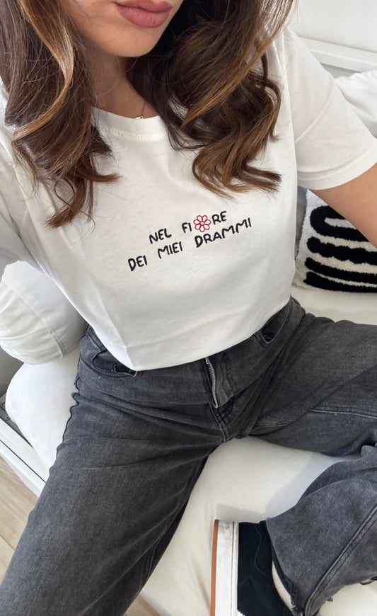 T-SHIRT “NEL FIORE DEI”