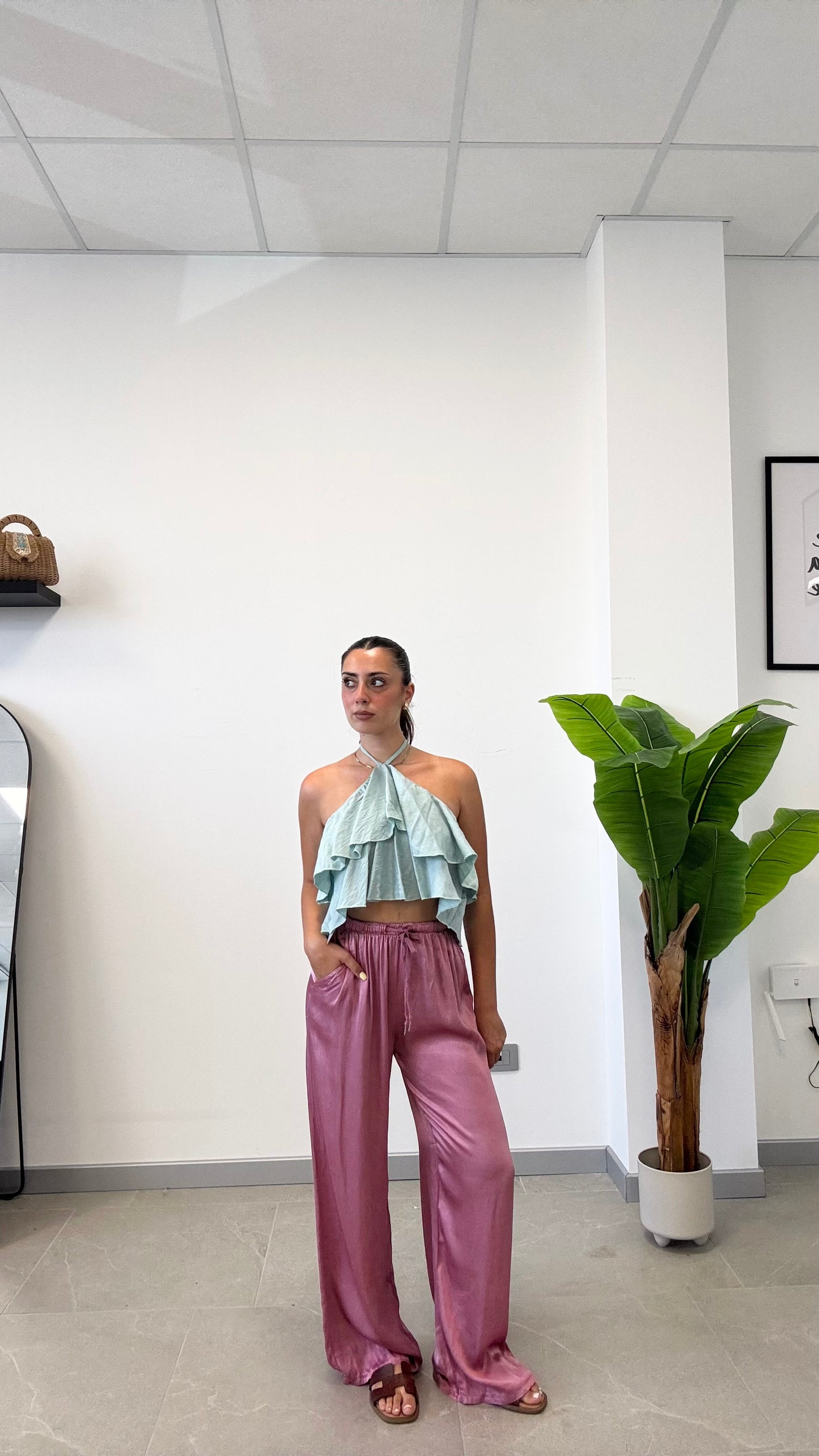PANT SYLVIE “SATIN”