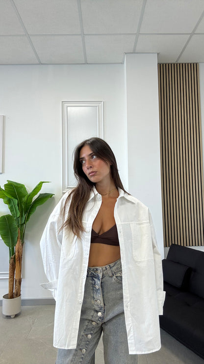 CAMICIA OVER SIZE in “JEANS”