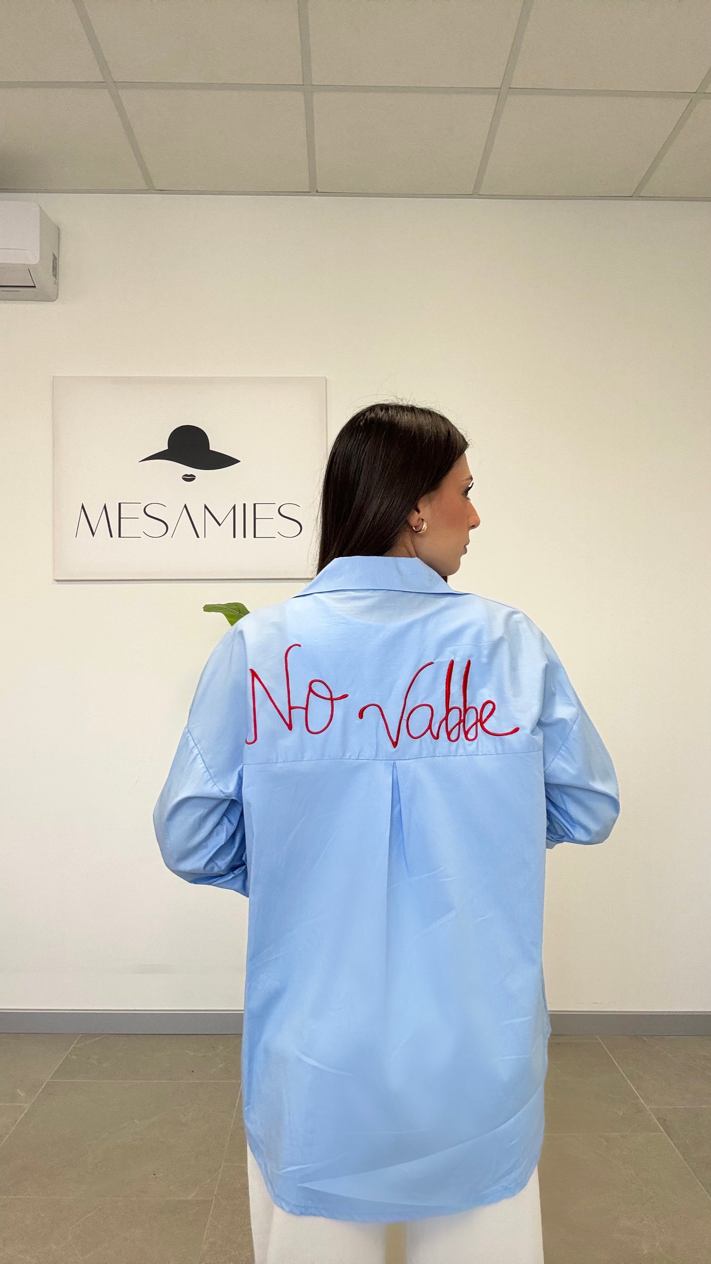 CAMICIA in COTONE “NO VABBE”