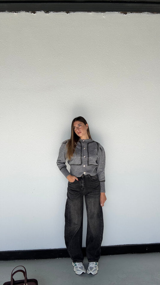 JEANS BLACK “BALLOON”