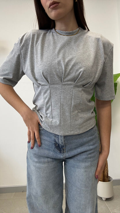 T-SHIRT CROP “LETY”