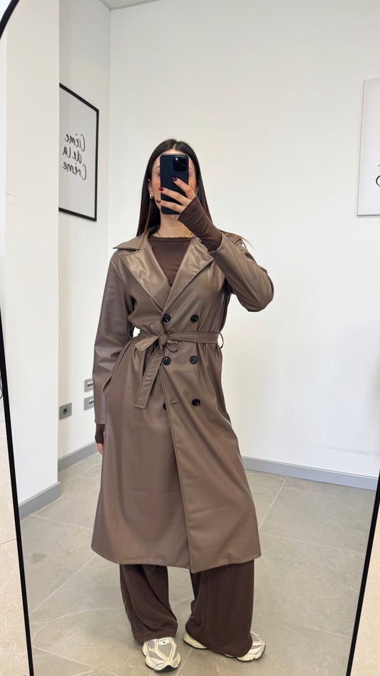 TRENCH ECOPELLE LUNGO