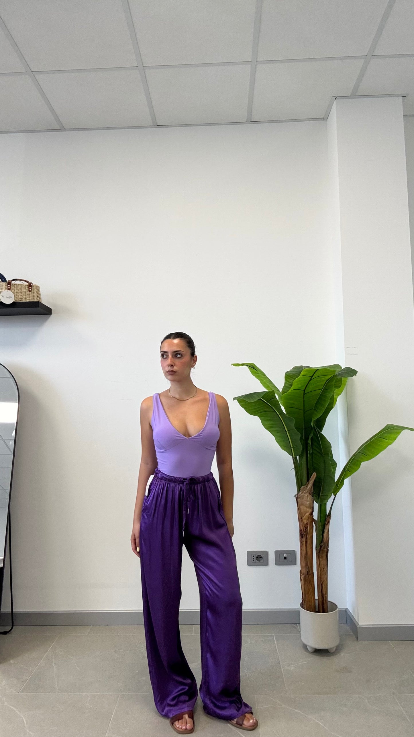 PANT SYLVIE “SATIN”