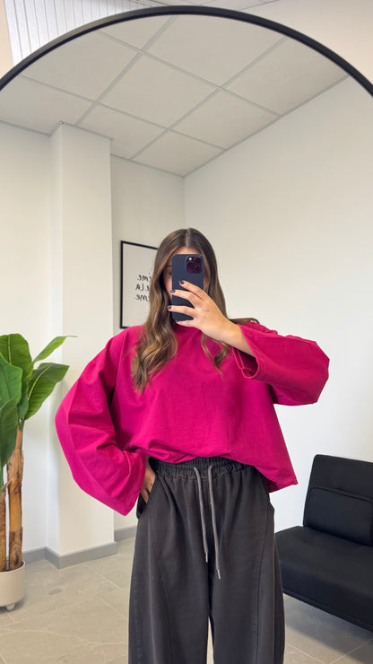 MAGLIA OVER BASIC “FELPATA”