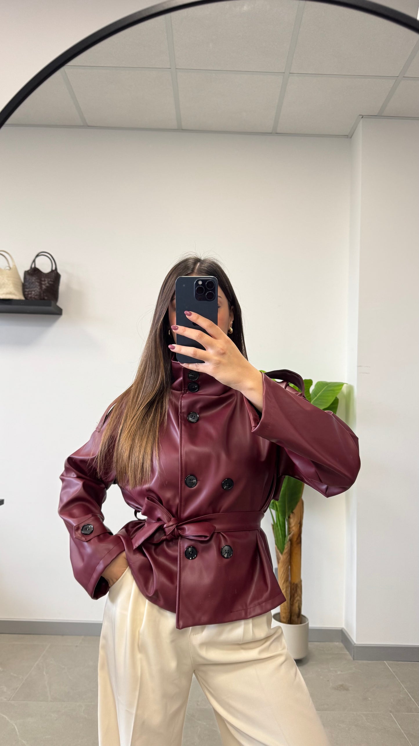 TRENCH ECOPELLE “MADAME”