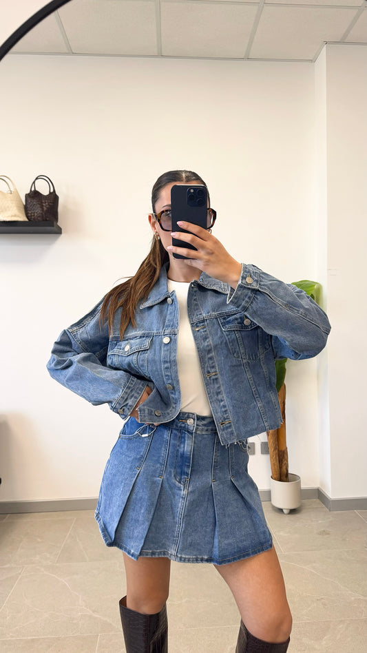 GIACCA JEANS LAVAG MEDIO