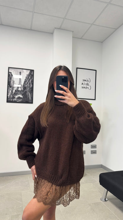 MAXI PULL “RICAMATO”