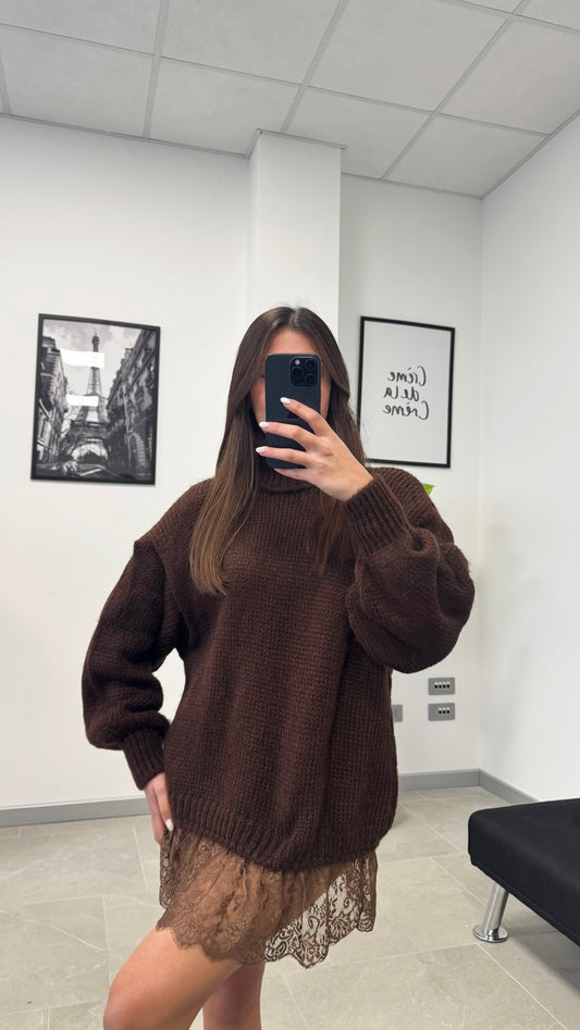 MAXI PULL “RICAMATO”