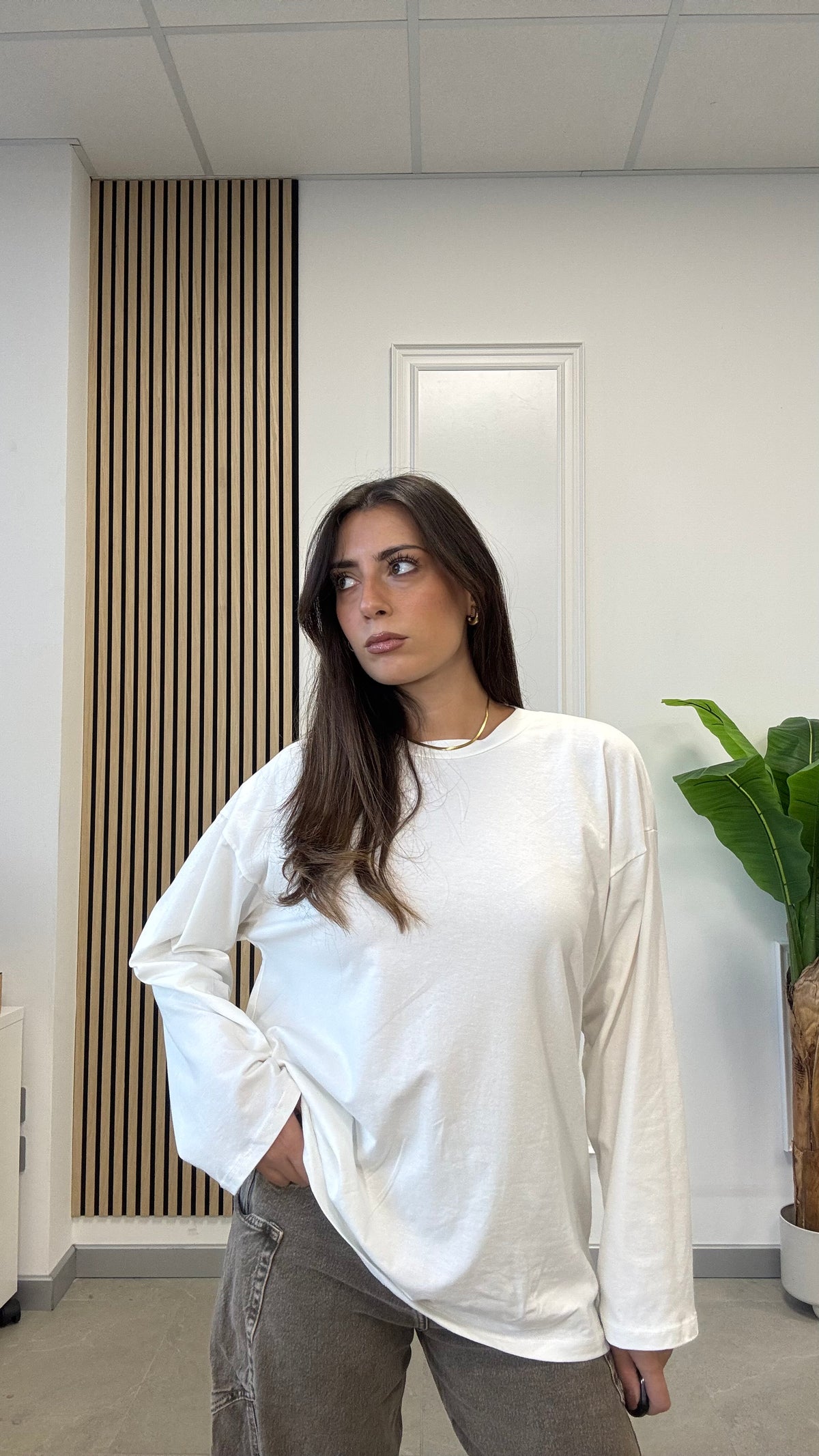 LONG SLEEVE 100% cotone