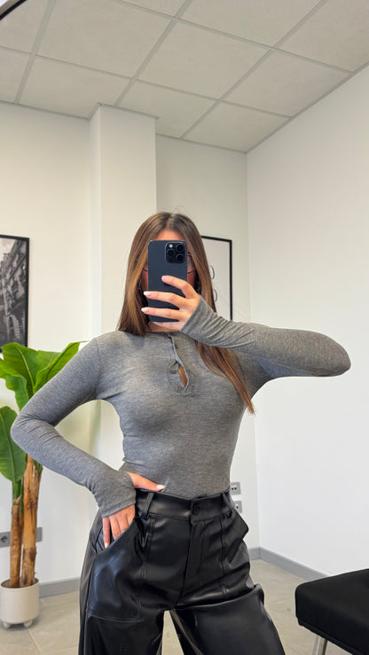MAGLIA SEMI VELATA “BUTTON”