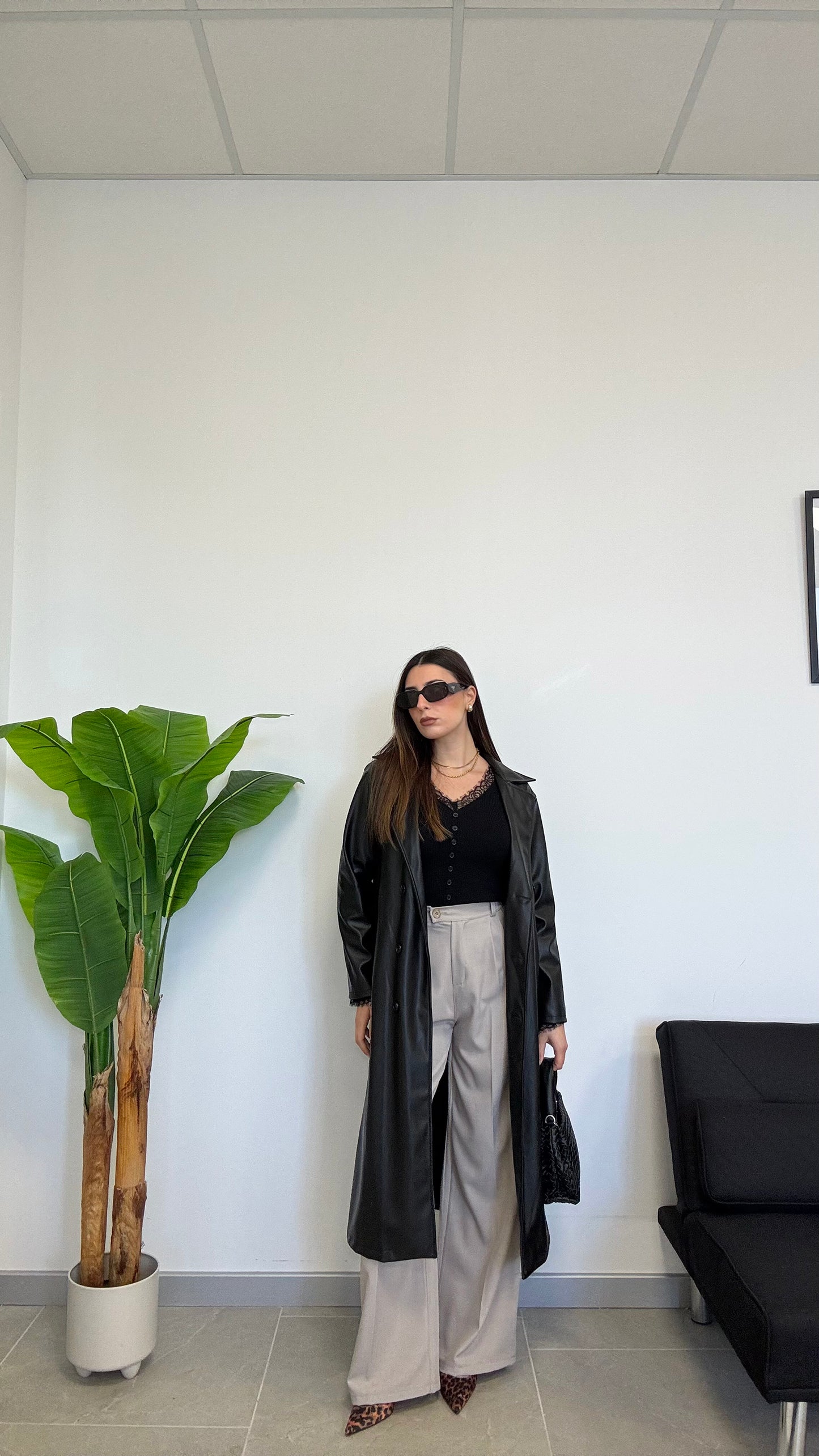 TRENCH LONG “ECOPELLE”