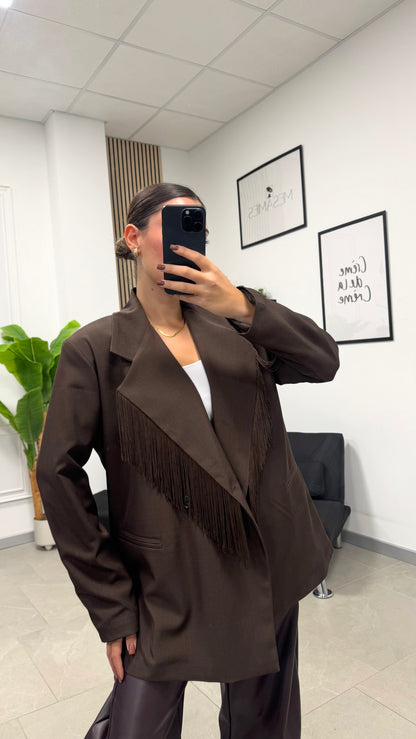 BLAZER OVER SIZE “FRANGE”