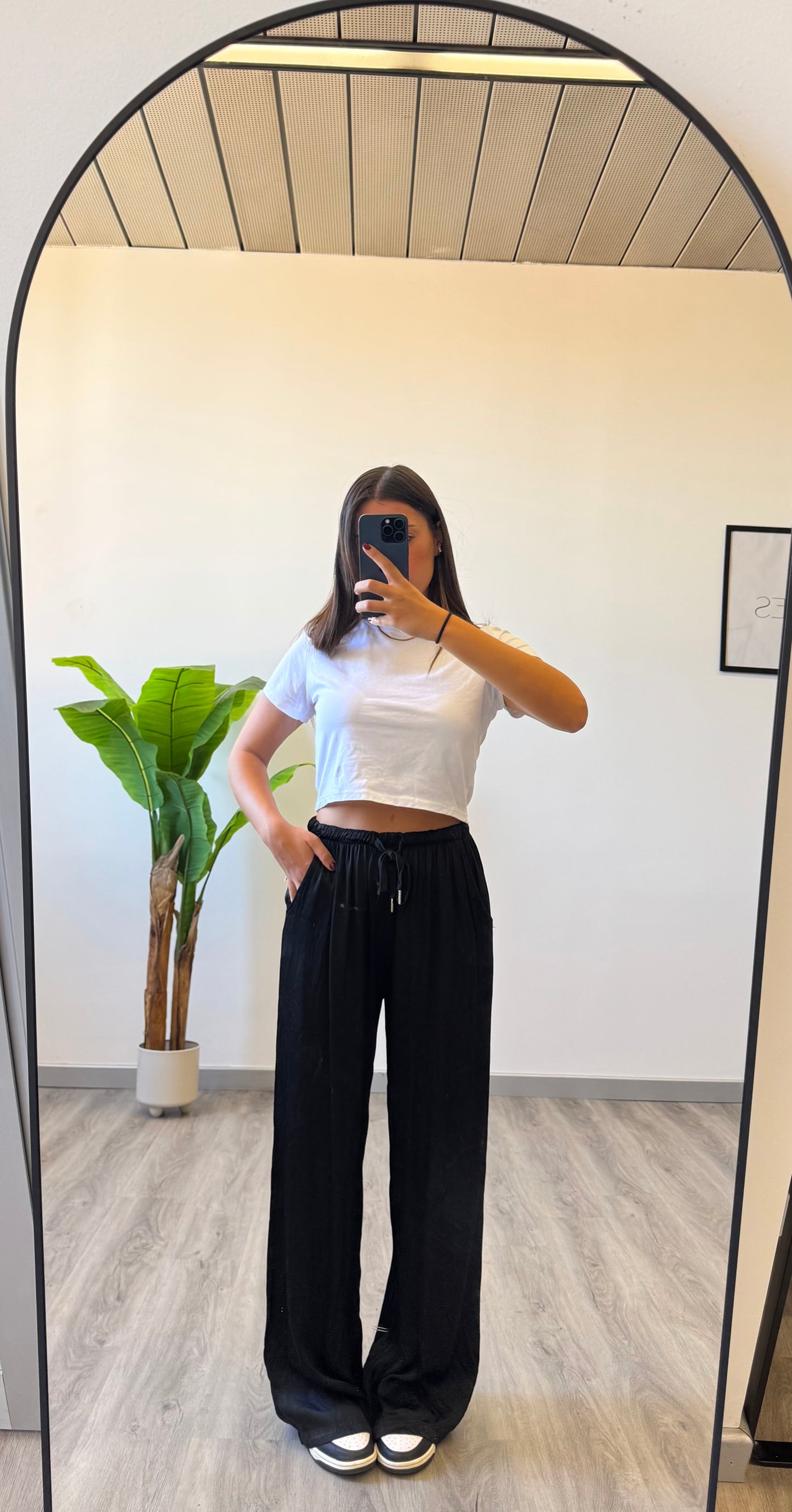 PANT SYLVIE “SATEN”