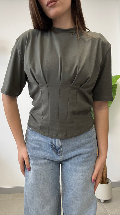 T-SHIRT CROP “LETY”