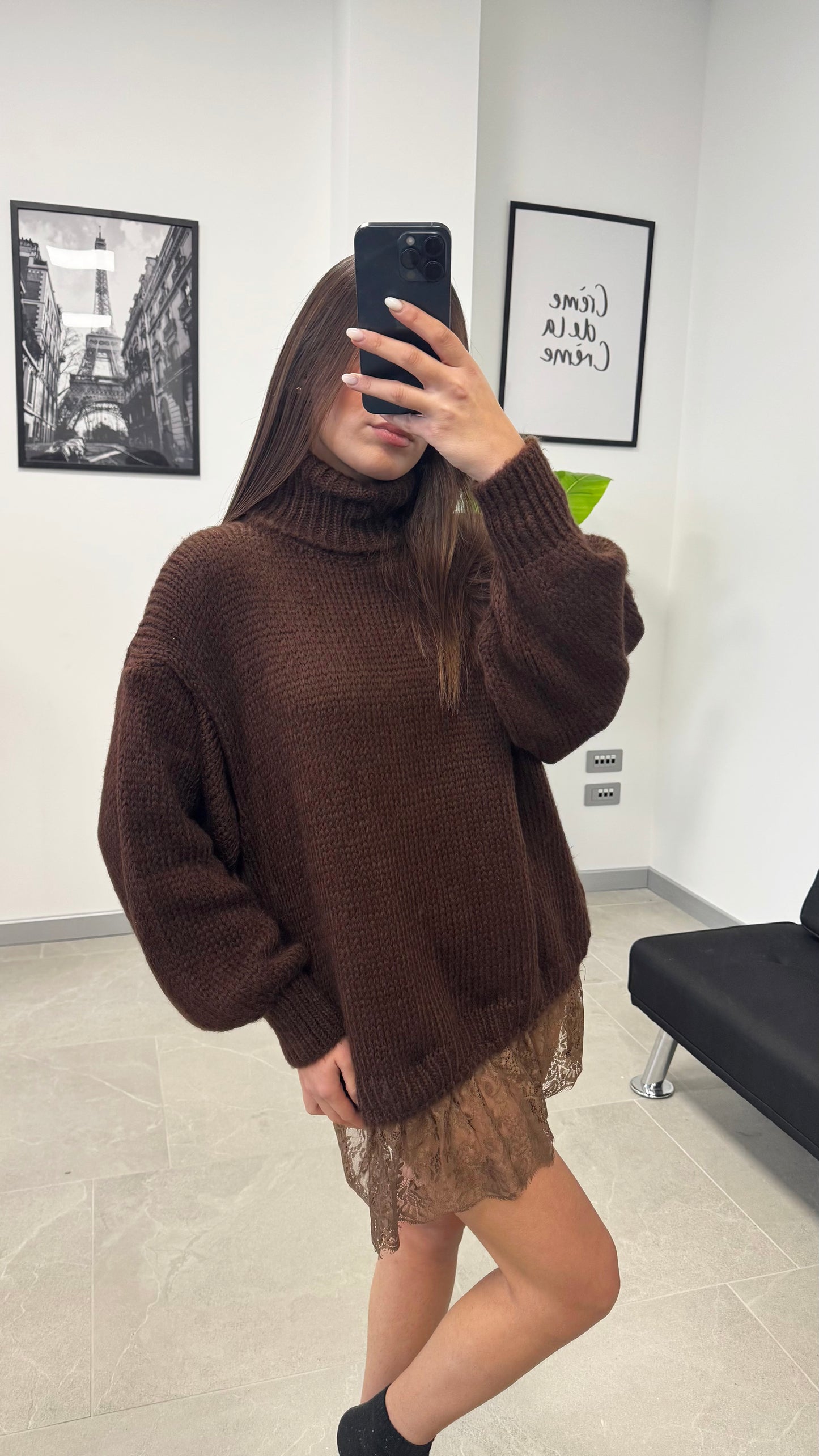 MAXI PULL “RICAMATO”