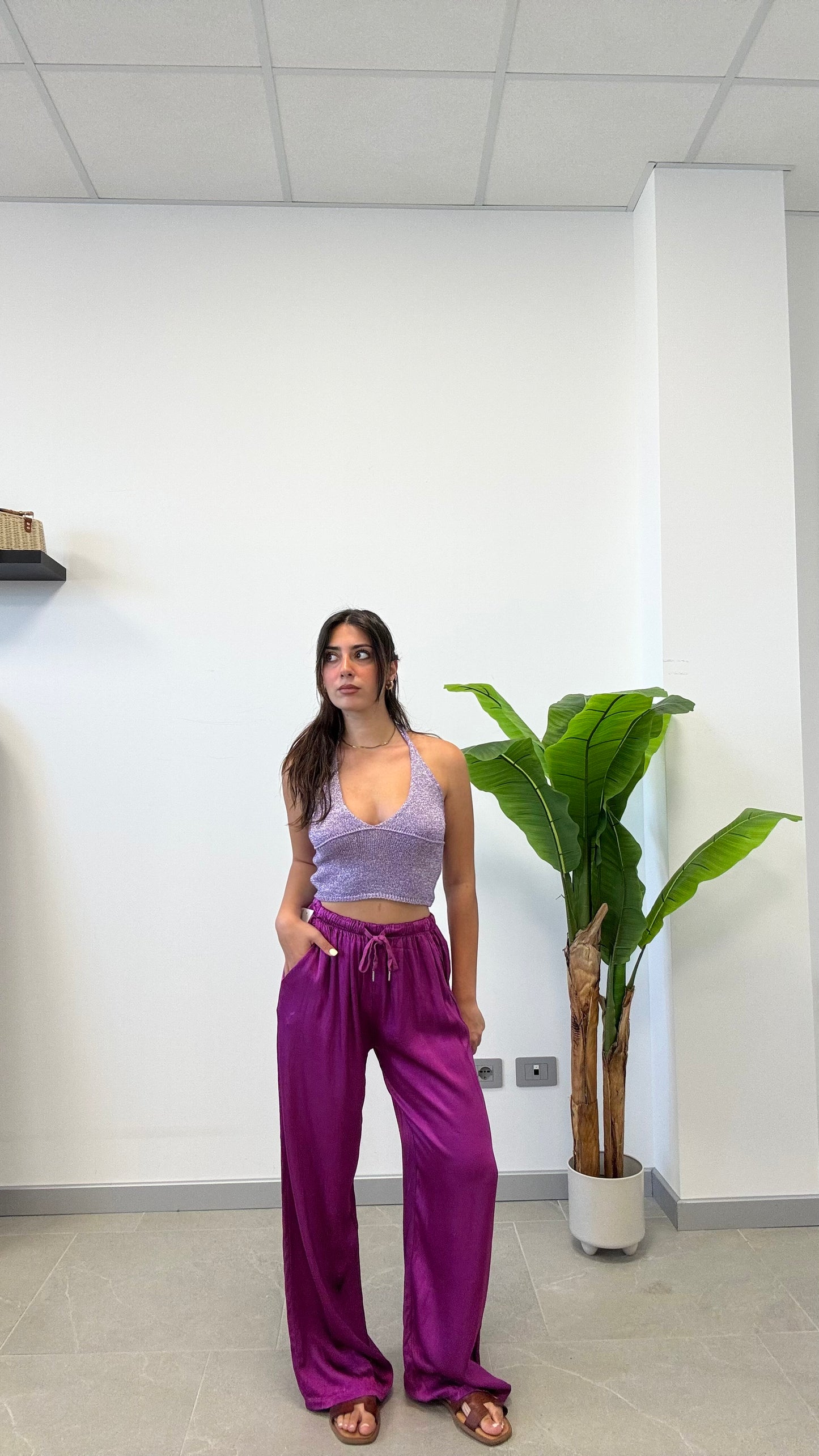 PANT SYLVIE “SATIN”