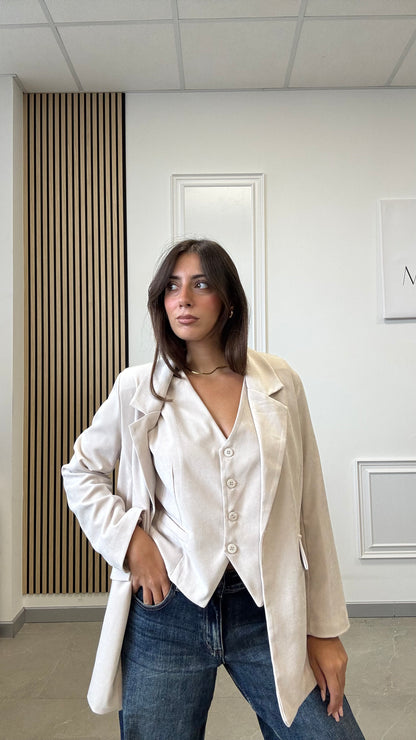 BLAZER in vellutino “MIRANDA”