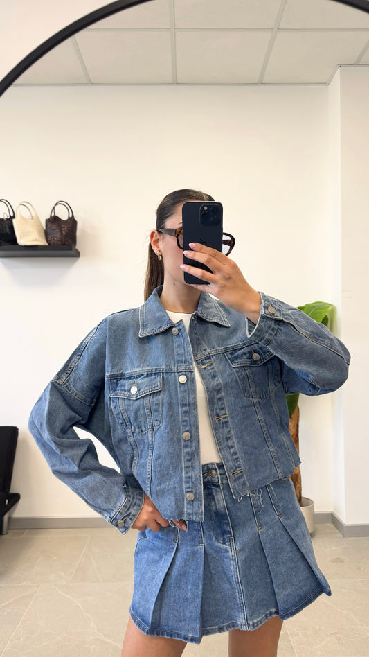 GIACCA JEANS LAVAG MEDIO