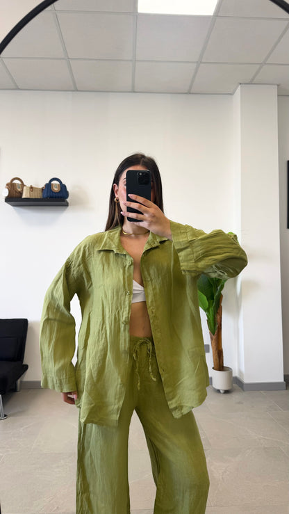 PANTALACCIO IN 100% LINO