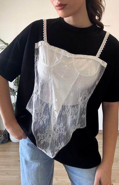 T SHIRT RICAMO