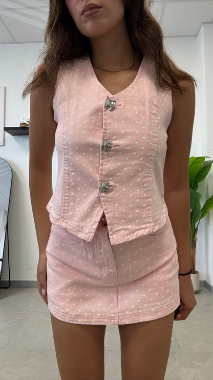 COORD IN JEANS “POIS”