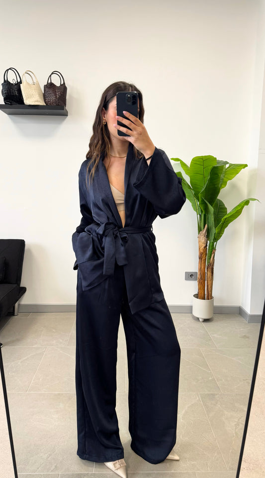 TAILLEUR KIMONO “EFFETTO SETA”