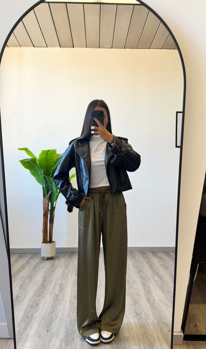 PANT SYLVIE “SATEN”
