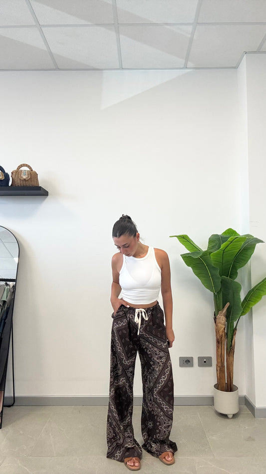 PANT IN VISCOSA “BANDANA”