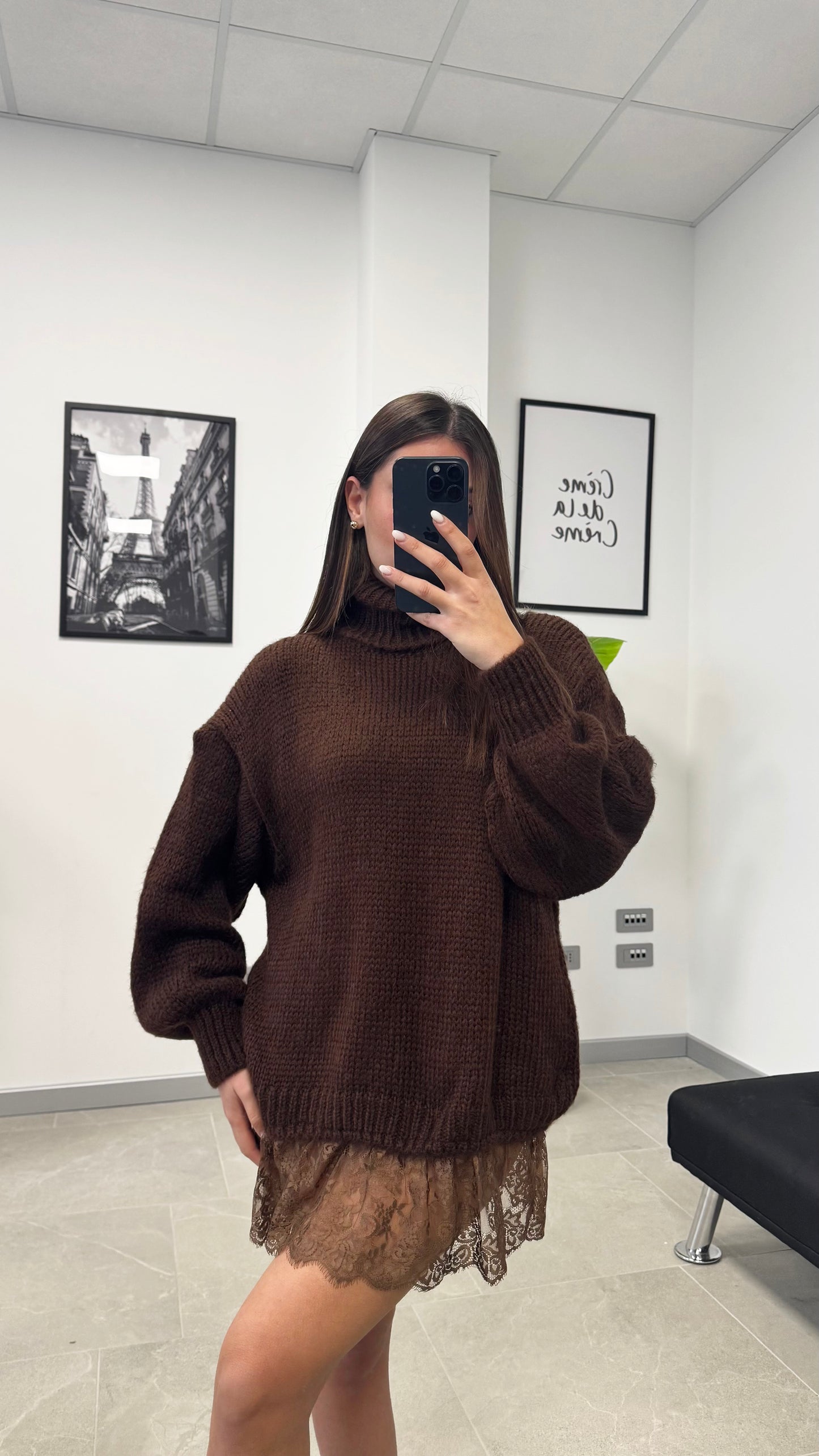 MAXI PULL “RICAMATO”