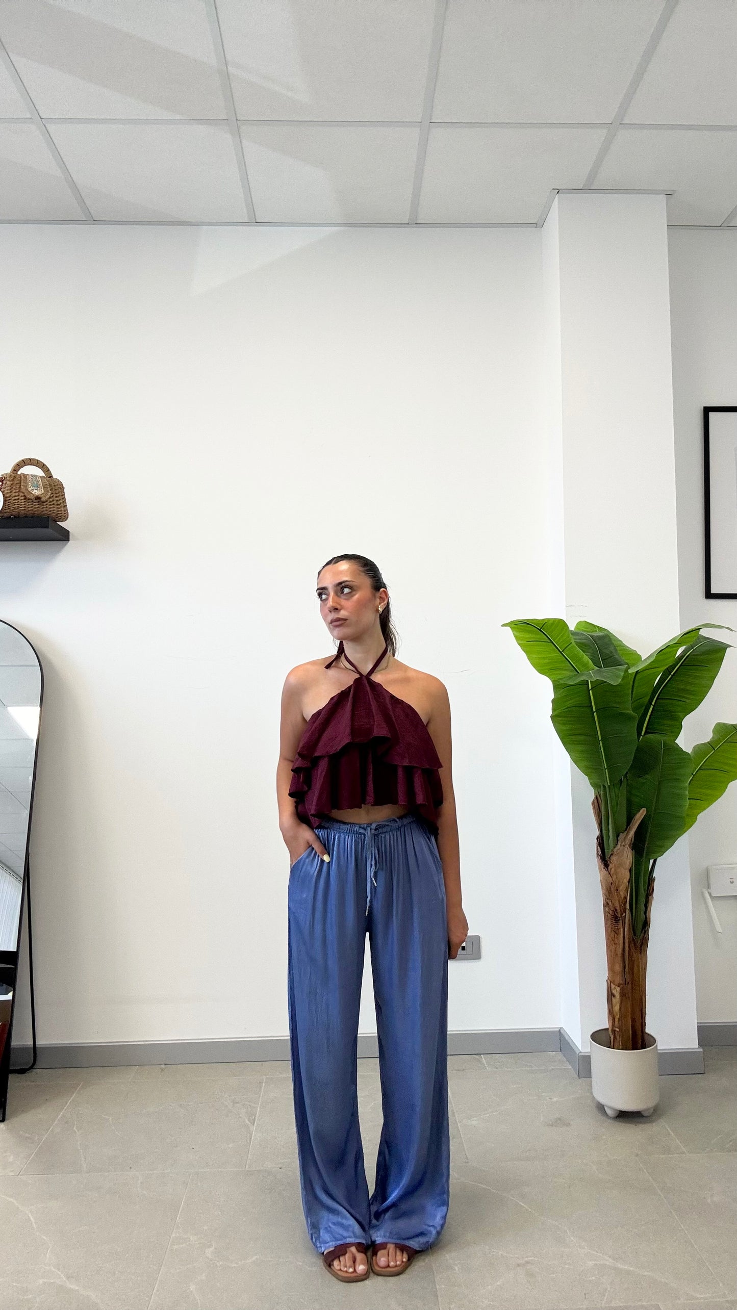 PANT SYLVIE “SATIN”