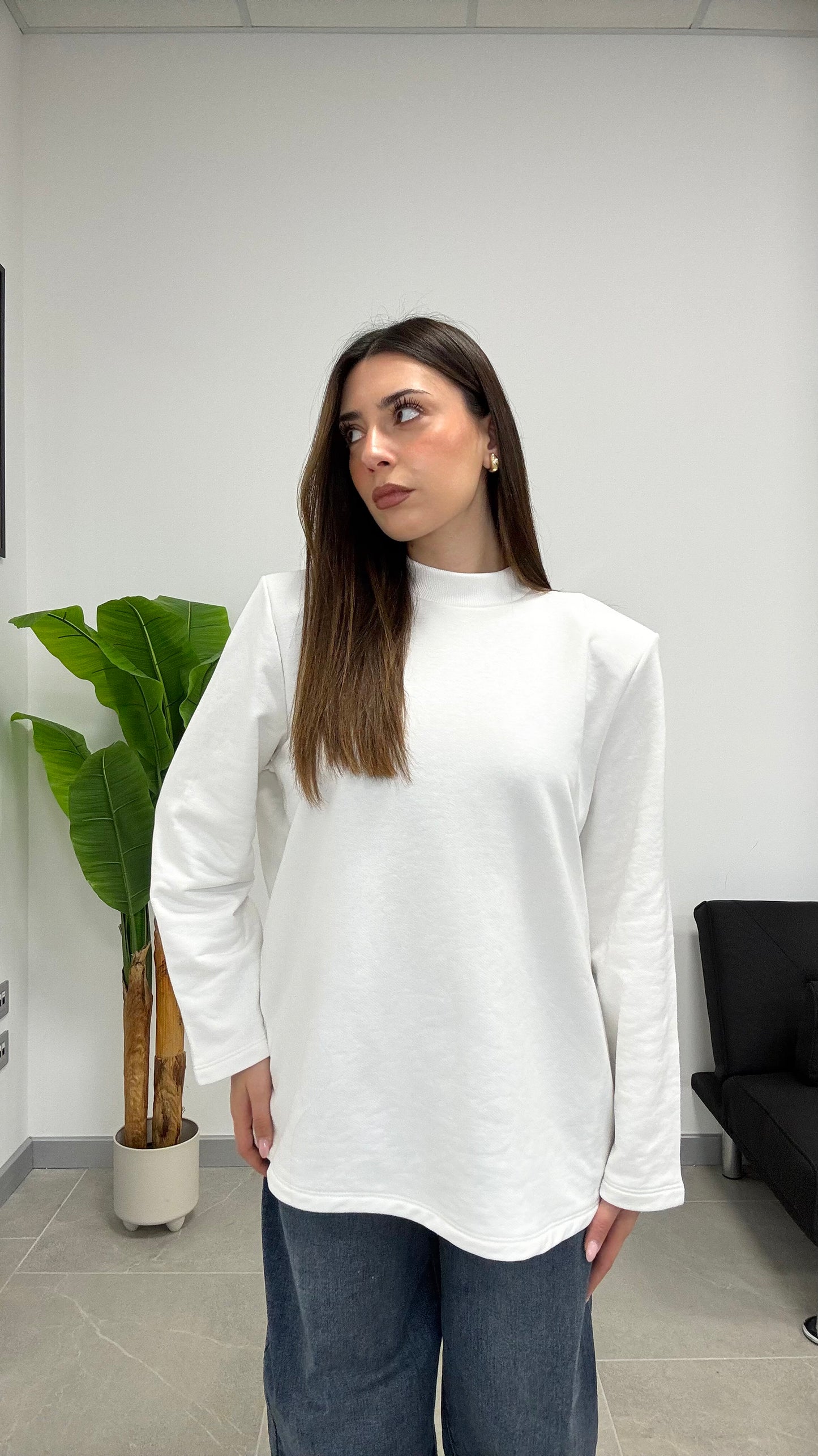 FELPA BASIC strutturata JUST WEST