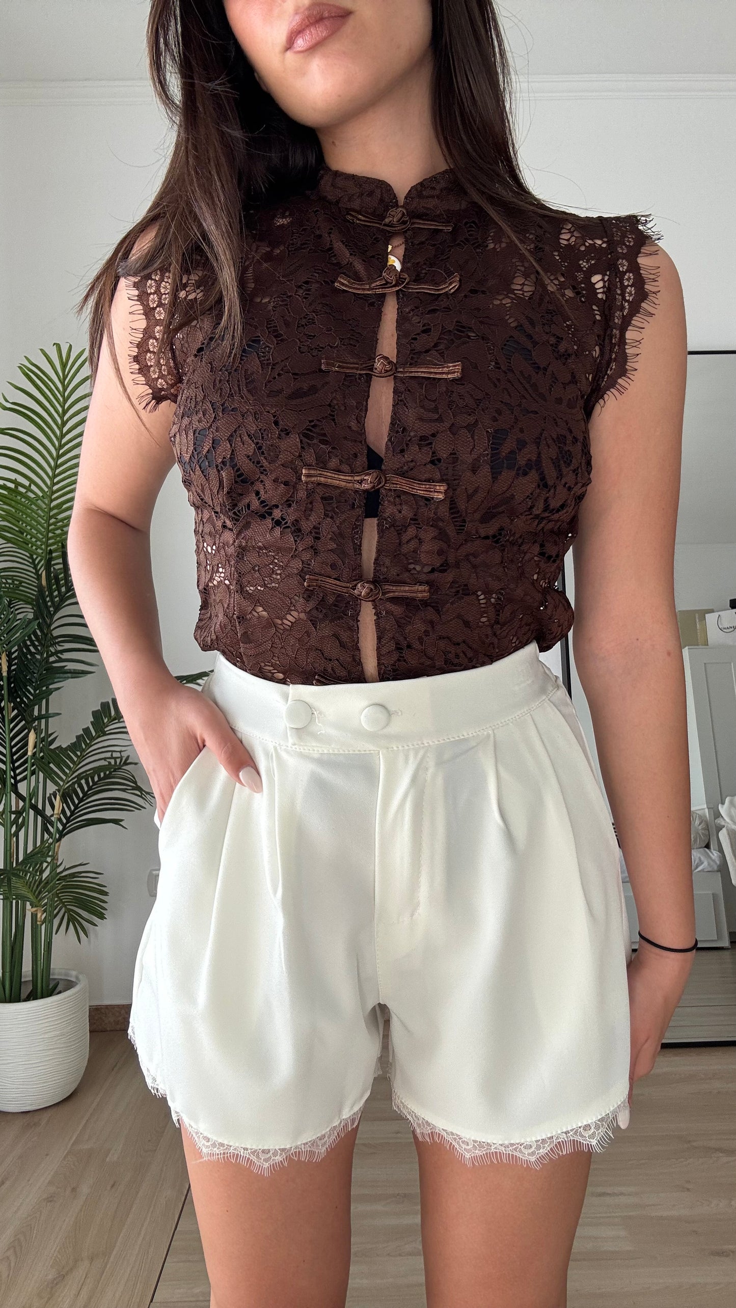 MAGLIA IN PIZZO “NARA”